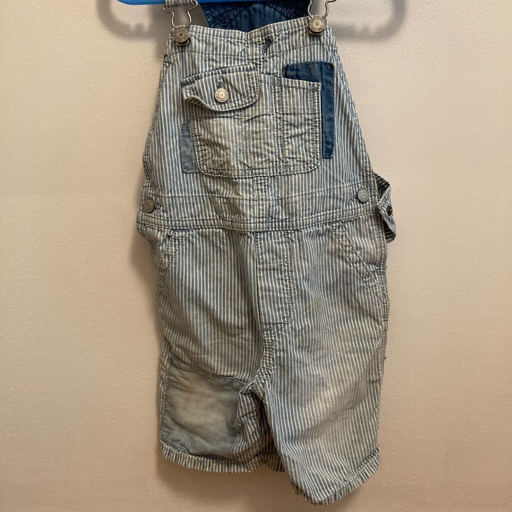 Baby Gap Conductor Stripe Overall Play Conditon